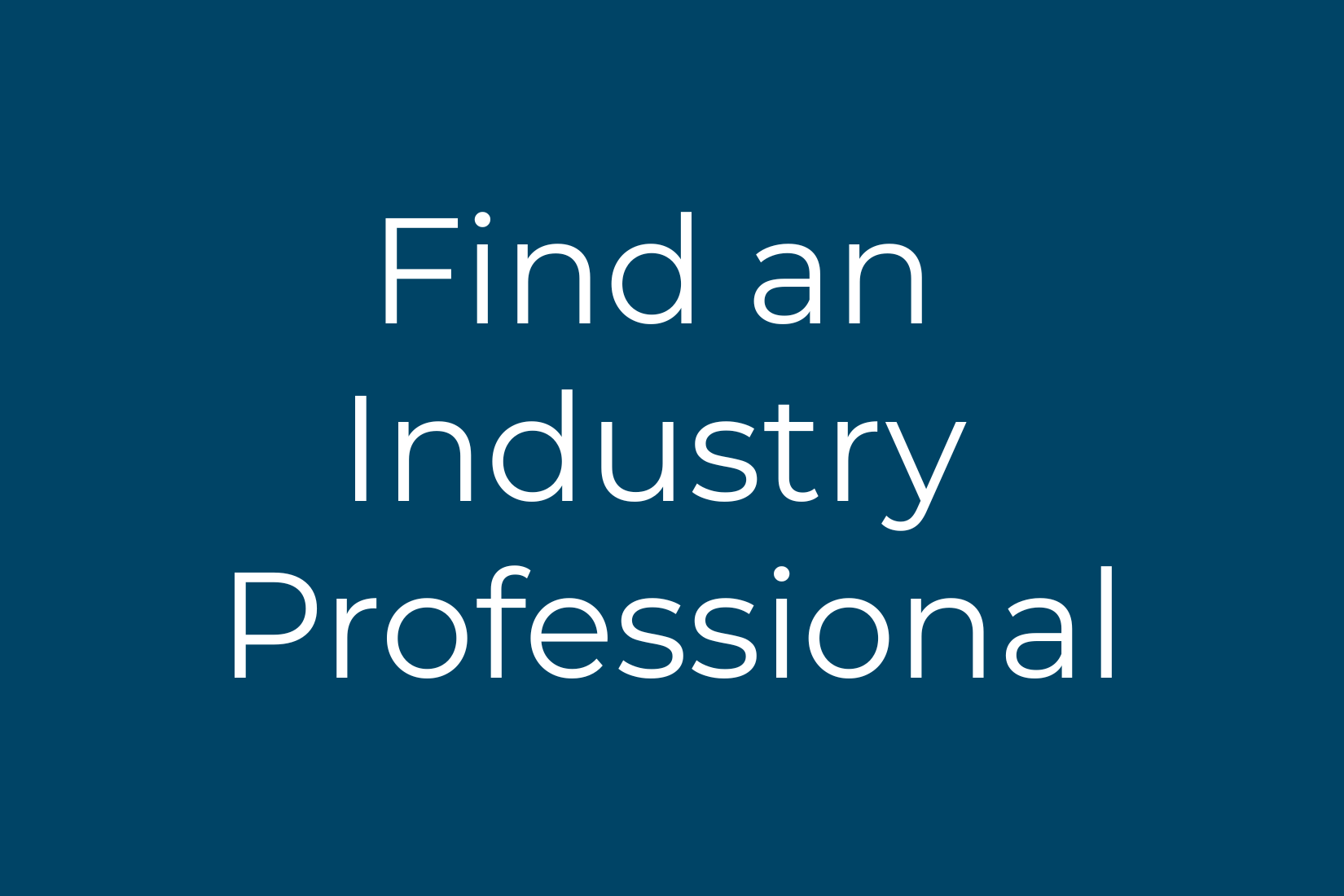 Find an Industry Professional