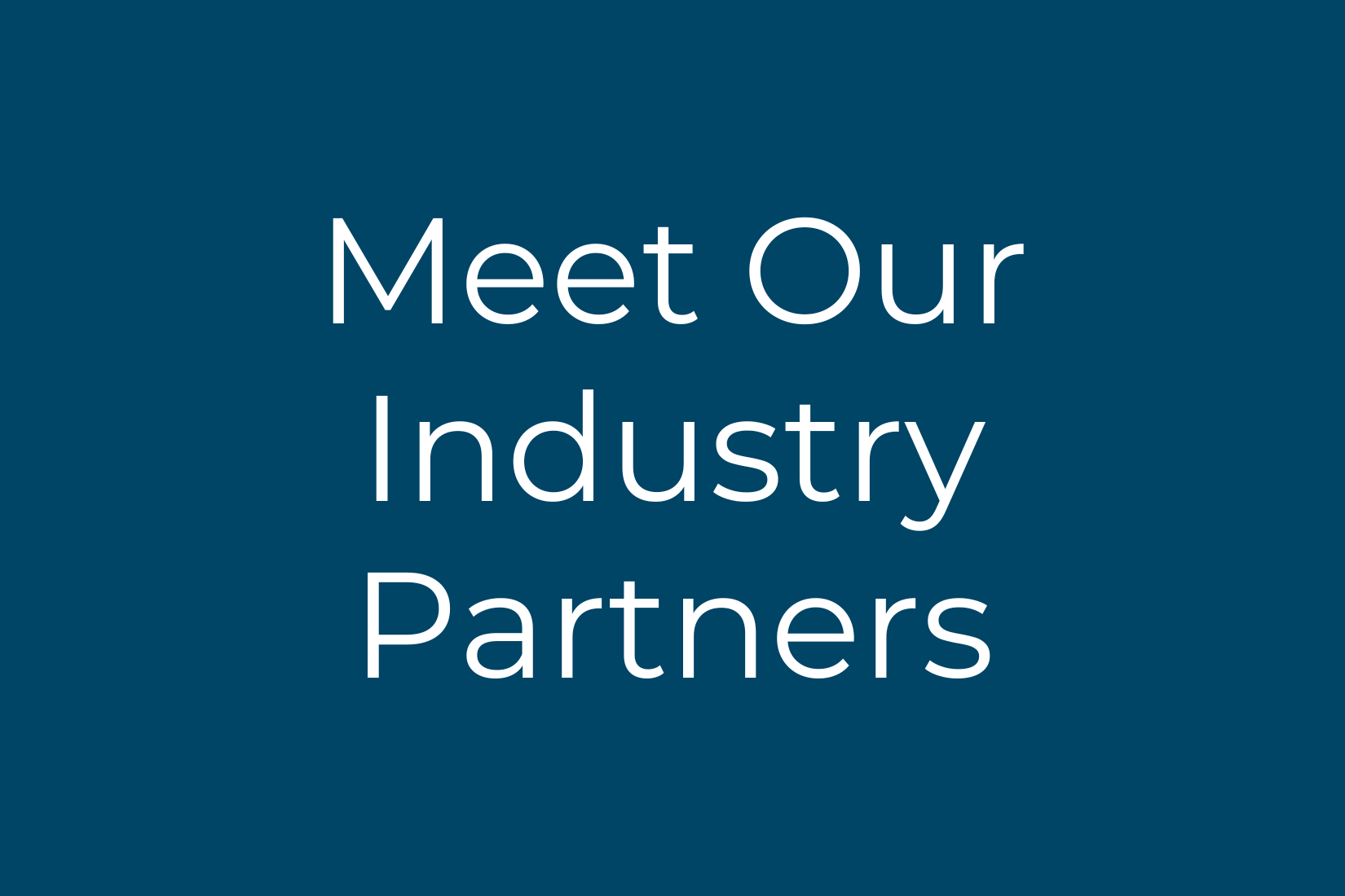 Meet Our Industry Partners